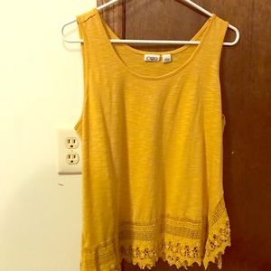 Cato Yellow Tank Top
